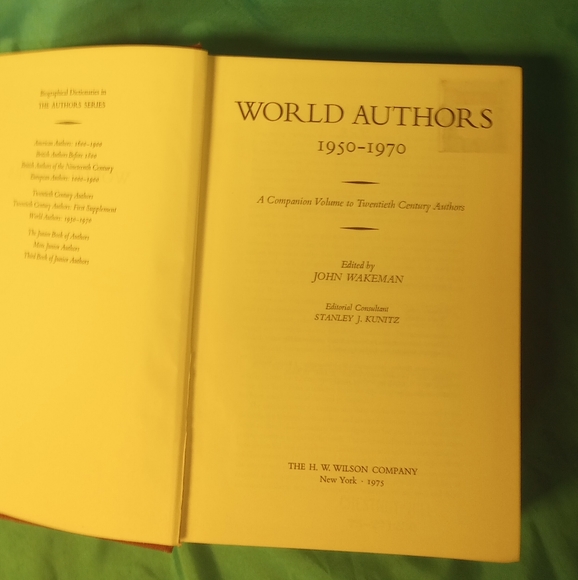 World Authors 1950-1970 - Picture 3 of 3
